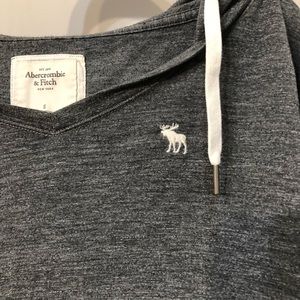 Hooded gray sweatshirt!